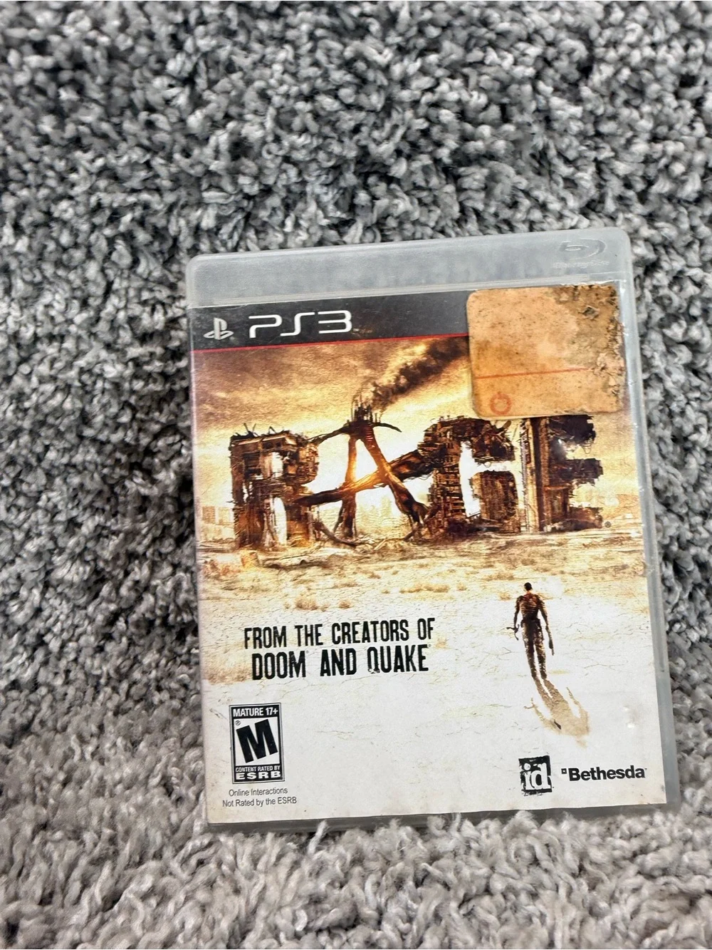 RAGE (PS3) Video Game - White Cover